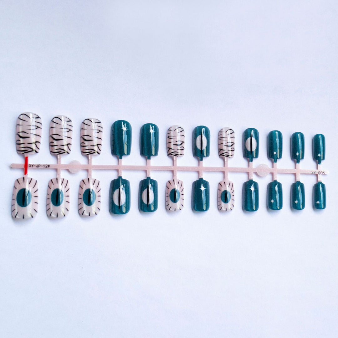 Artistic Abstract Nail Art Set