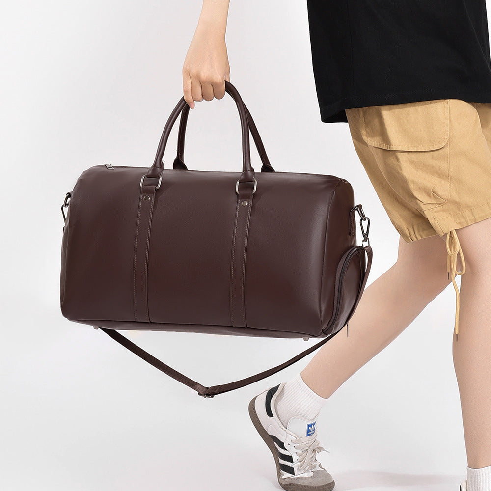 Stylish leather travel bag Stornfield