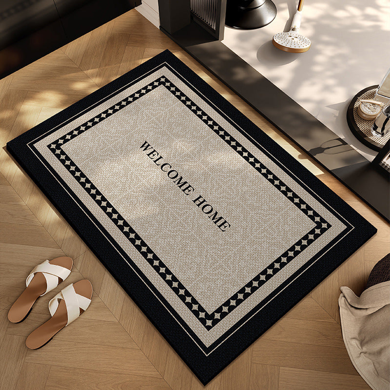 Checkerboard Patterned Entryway Mat Stornfield