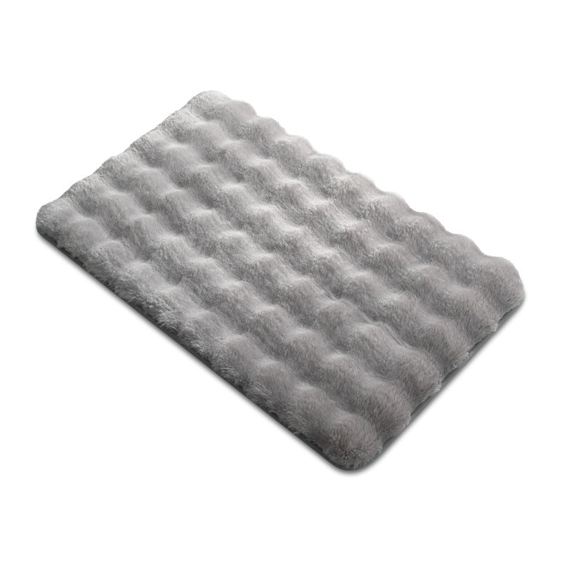Plush Textured Bath Mat Stornfield