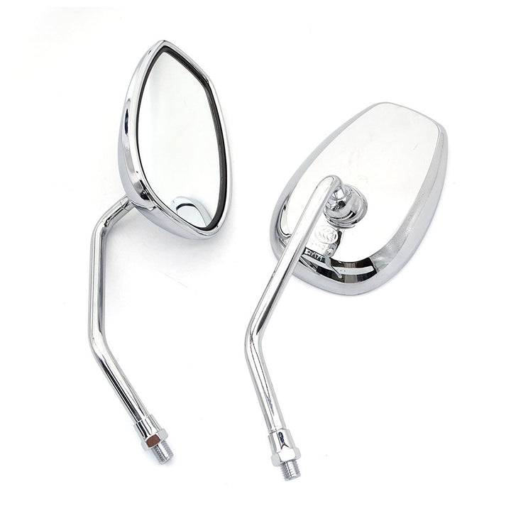 Motorcycle rearview mirror with adjustable arm and high-reflective surface Stornfield