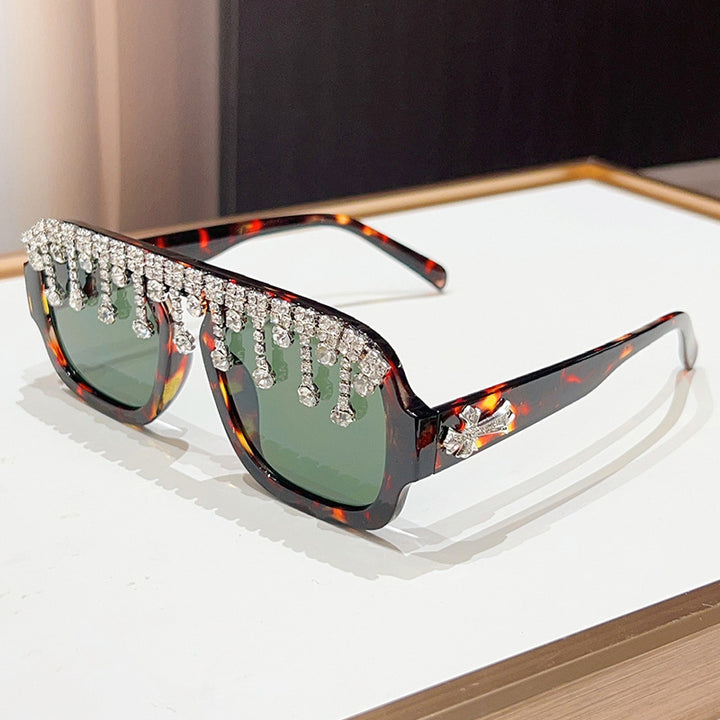 Glamorous Crystal-Embellished Sunglasses Stornfield