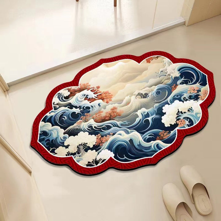 Floral Decorative Area Mat Stornfield