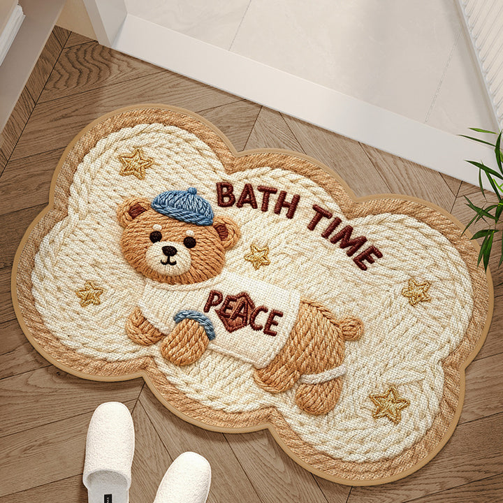 Bath Mat for Bathroom Floor Home Use