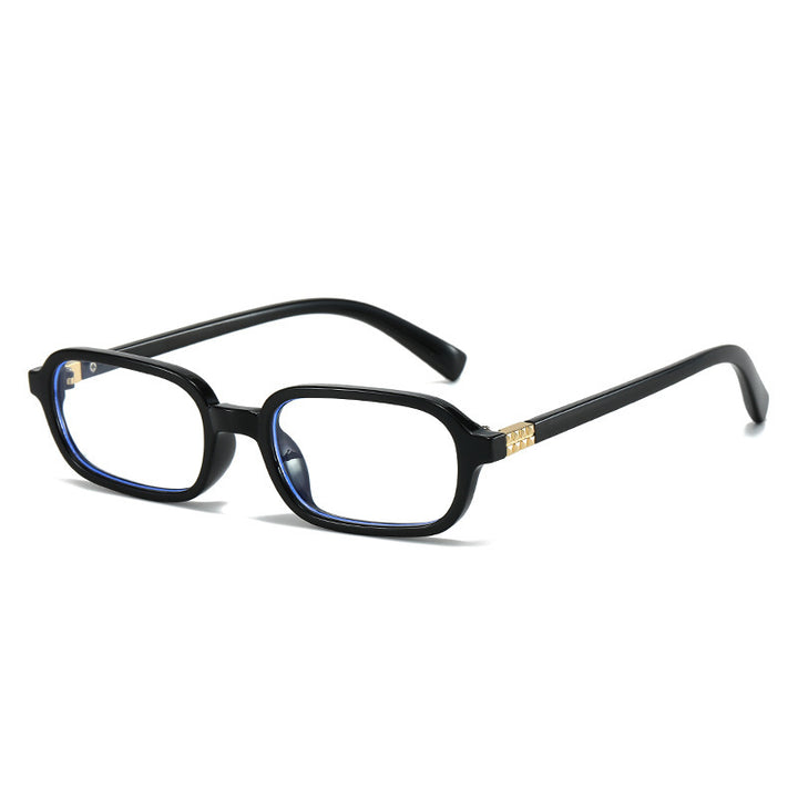 Chic Flat Lens Sunglasses with Decorative Metal Details Stornfield