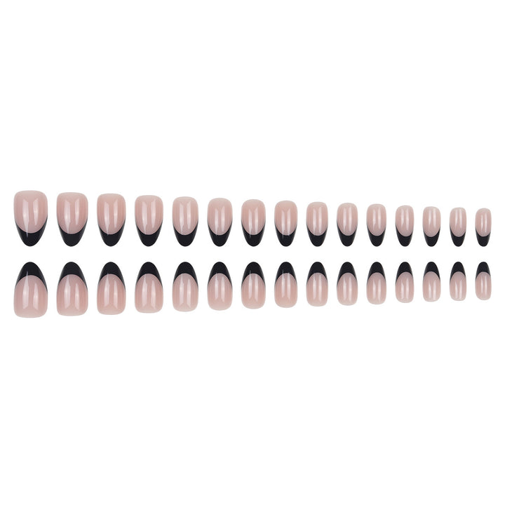 Elegant French Tip Nail Art Extensions Stornfield