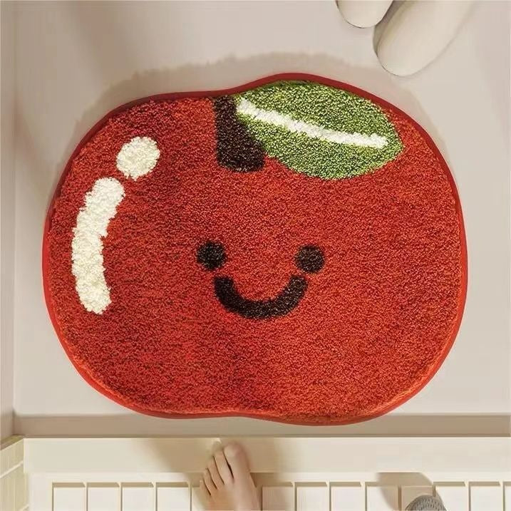 Avocado Shape Plush Bath Mat
