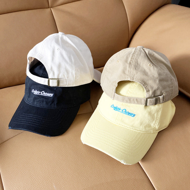 Women's Casual Distressed Cotton Baseball Cap Stornfield