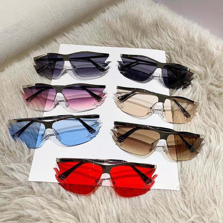 Ladies trendy sunglasses with innovative flame frame Stornfield