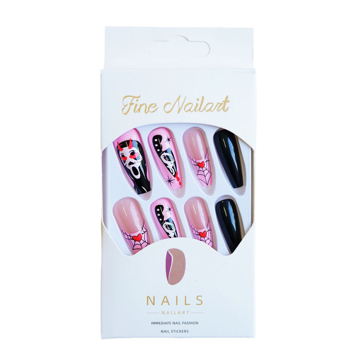 Themed Artistic Press-On Nail Set Stornfield