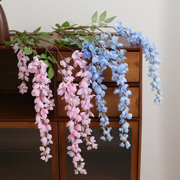 Artificial flower branch with elegant flowers