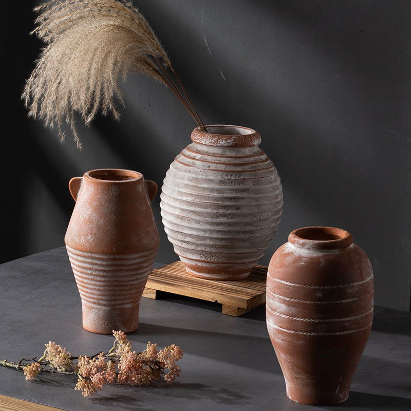 Rustic ceramic vases Stornfield
