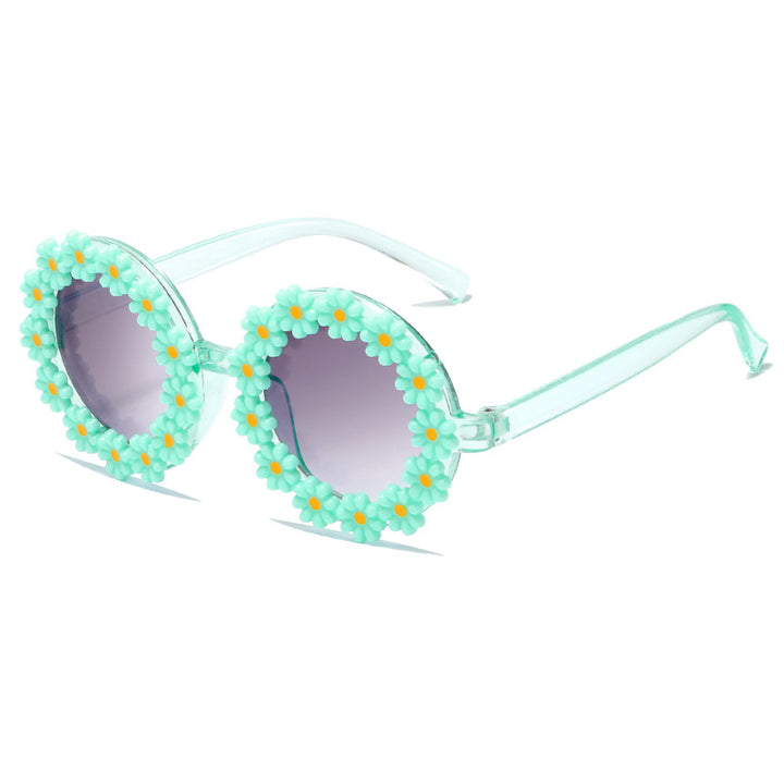 Women stylish sunglasses with floral applications Stornfield
