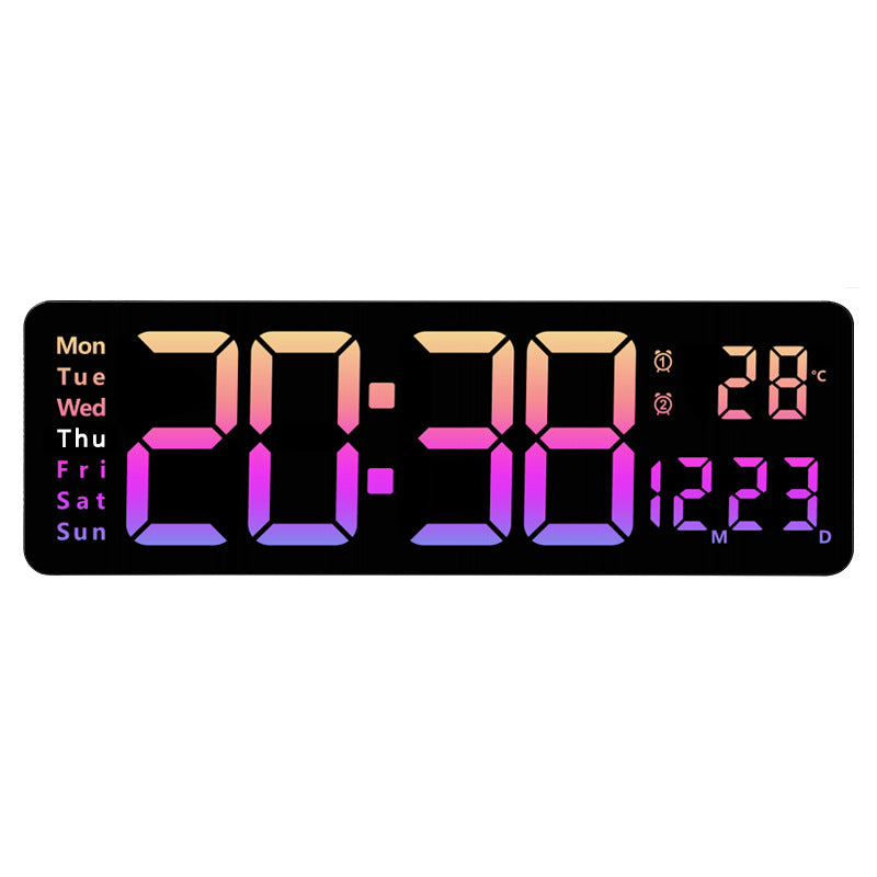 Digital wall clock with multifunctional LED display Stornfield