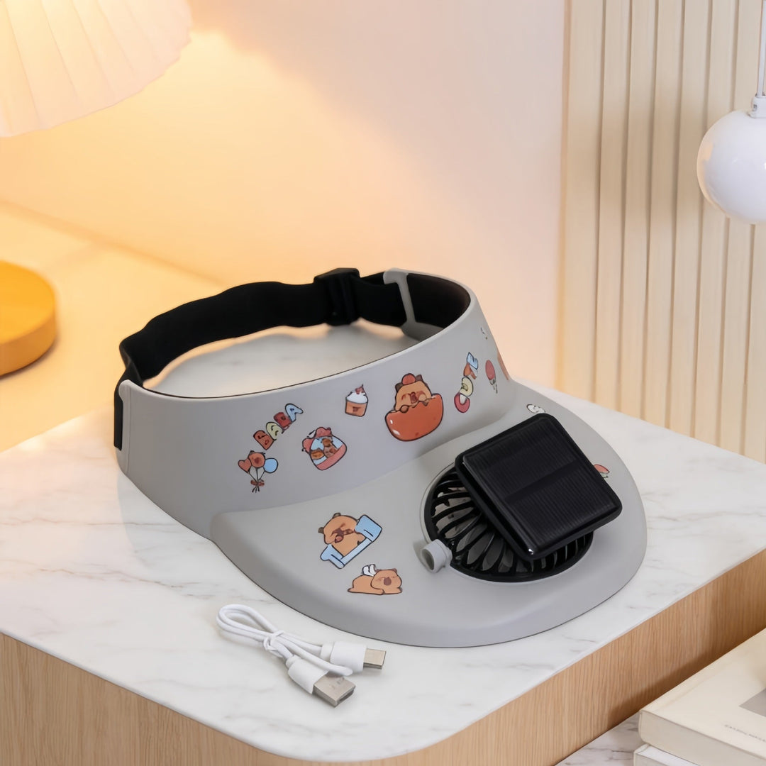 Ladies Comfortable Table Fan with Playful Design Stornfield