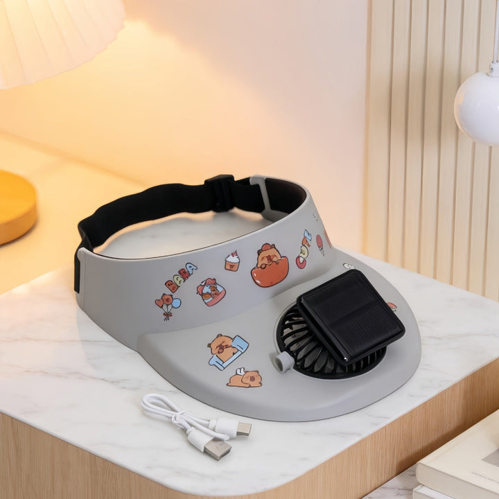 Ladies Comfortable Table Fan with Playful Design Stornfield