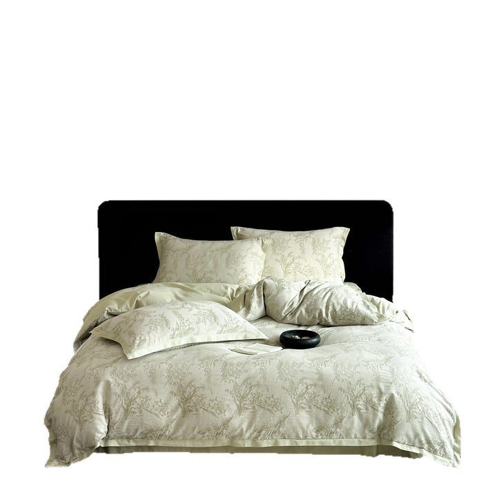 Botanical Cotton-Sateen Duvet Cover & Oxford Sham Set