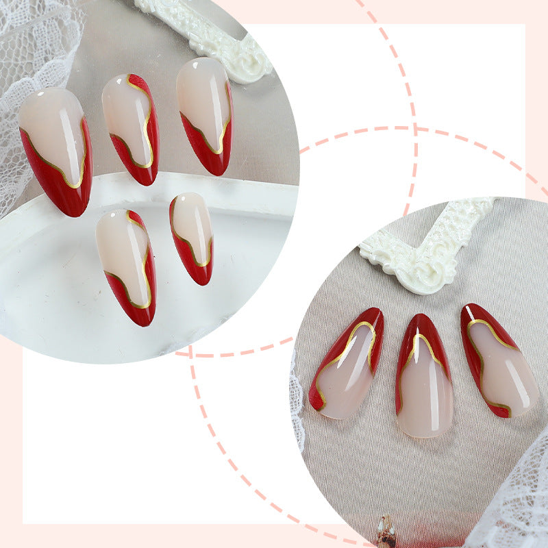 Artisan Decorative Press-On Nail Set Stornfield