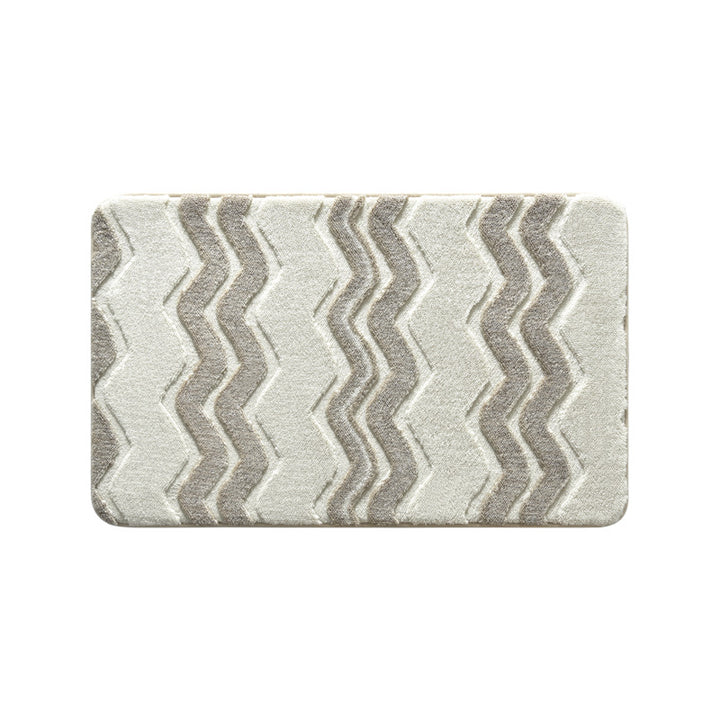 Textured Memory Foam Bathroom Mat Stornfield