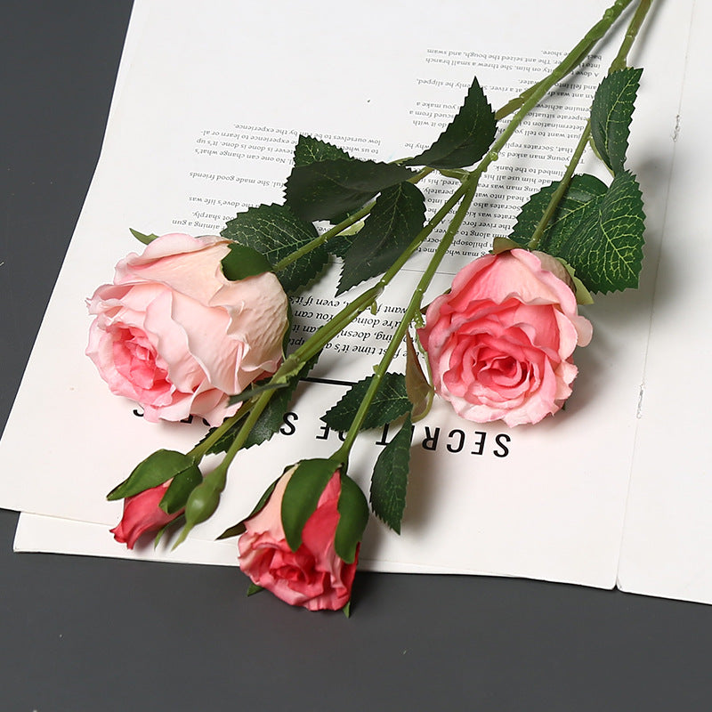 Realistic Faux Rose Stem