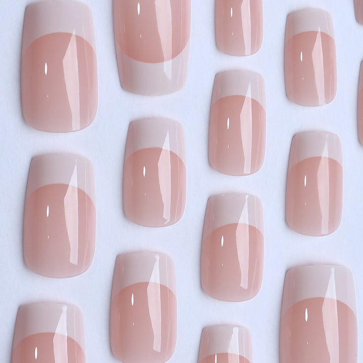 Artificial Nails in Elegant French Style Cold Stornfield