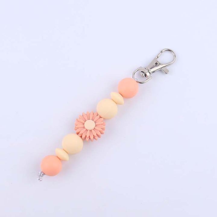 Decorative Silicone Beaded Keychain Holder Stornfield