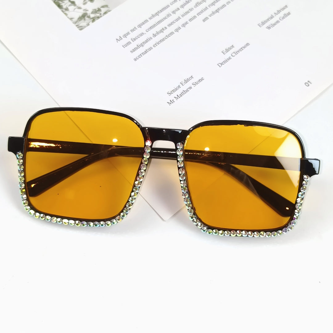 Ladies Glamorous Sunglasses with Sparkling Rhinestone Embellishment Stornfield