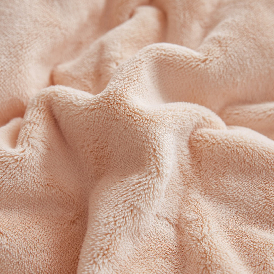 Plush Embroidered Microfiber Comforter Set