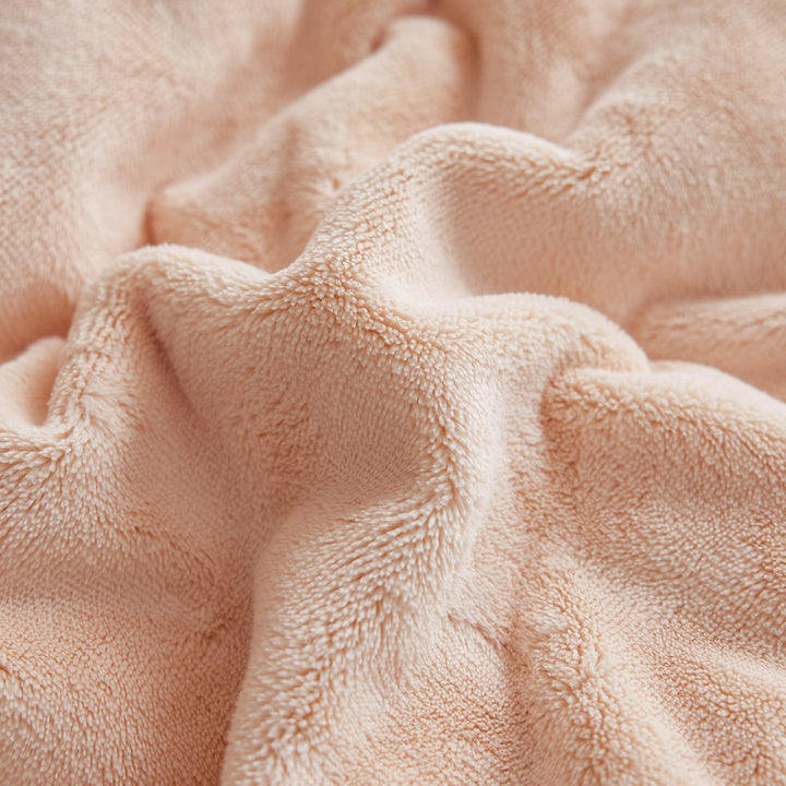 Plush Embroidered Microfiber Comforter Set