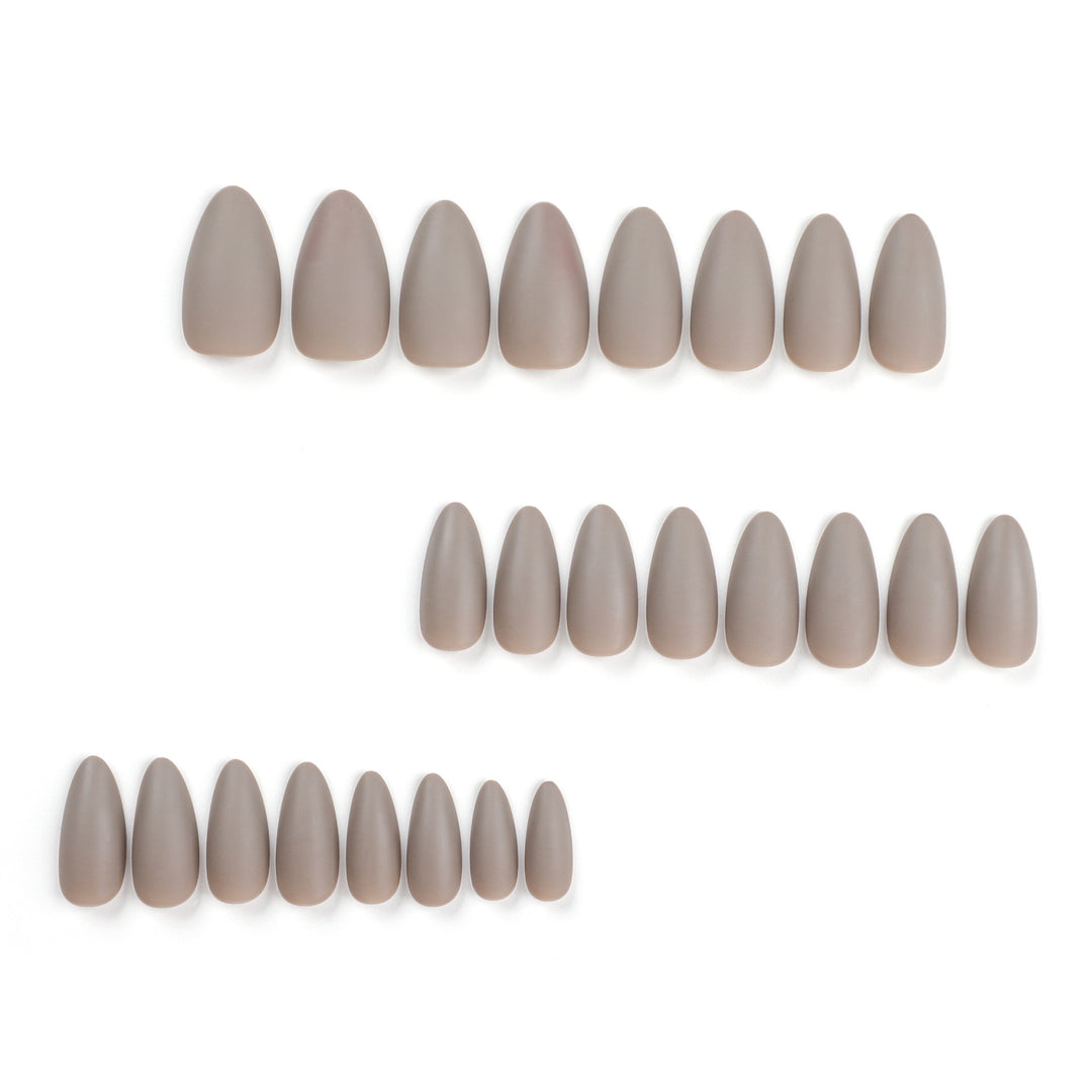 Artful stiletto nails in matte design Stornfield