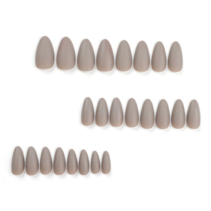 Artful stiletto nails in matte design Stornfield
