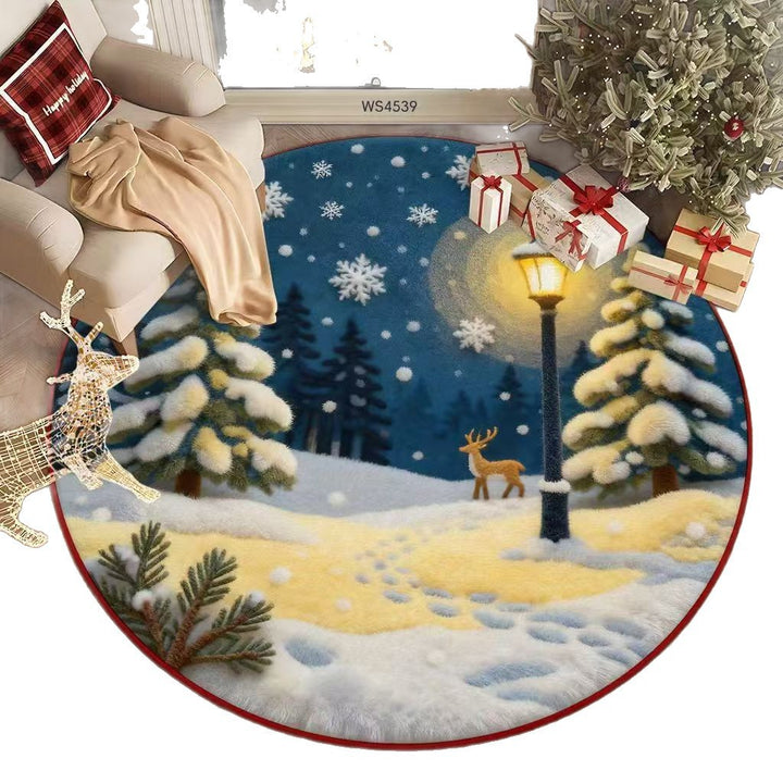 Festive Christmas-Themed Area Rug Stornfield
