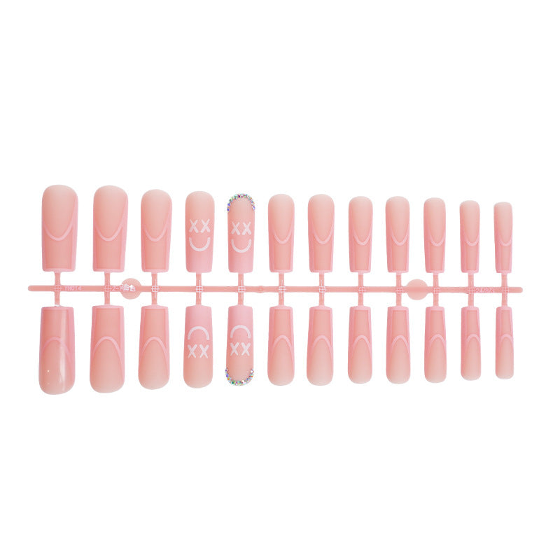 Decorative Press-On Nail Set with Playful Designs Stornfield