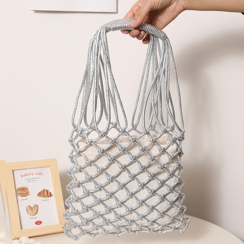 Elegant mesh tote bag with sturdy handles Stornfield
