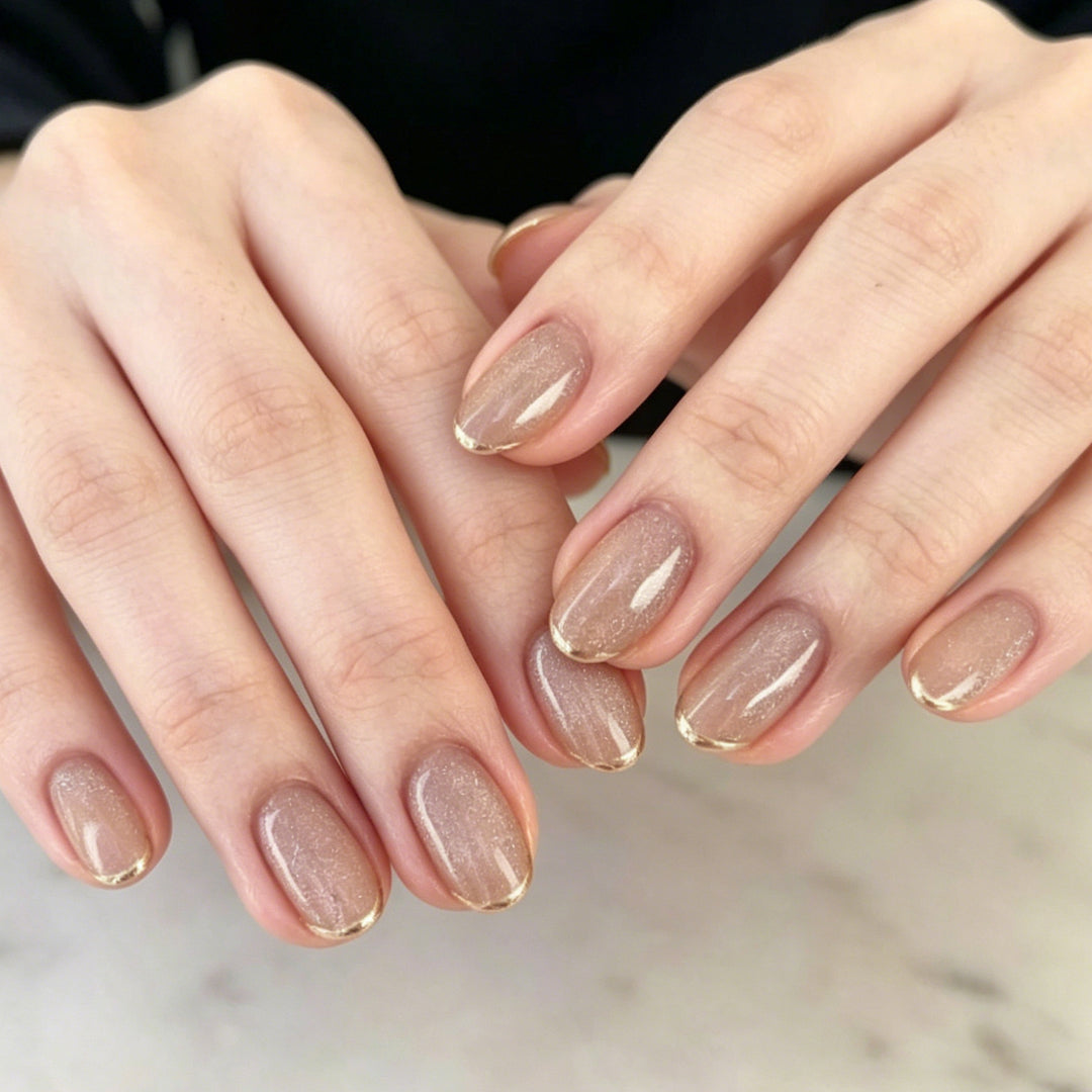Elegant Glossy Nail Art Extensions Stornfield