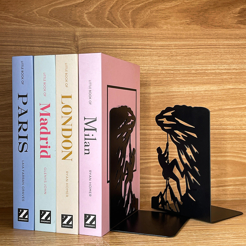 Adventure Climbing-Themed Bookends