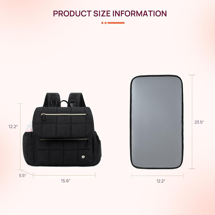 Padded backpack with organizer pocket Stornfield