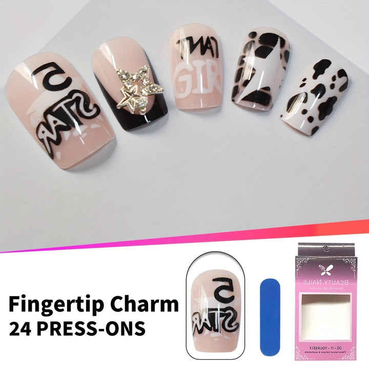Chic Press-On Nail Set Stornfield