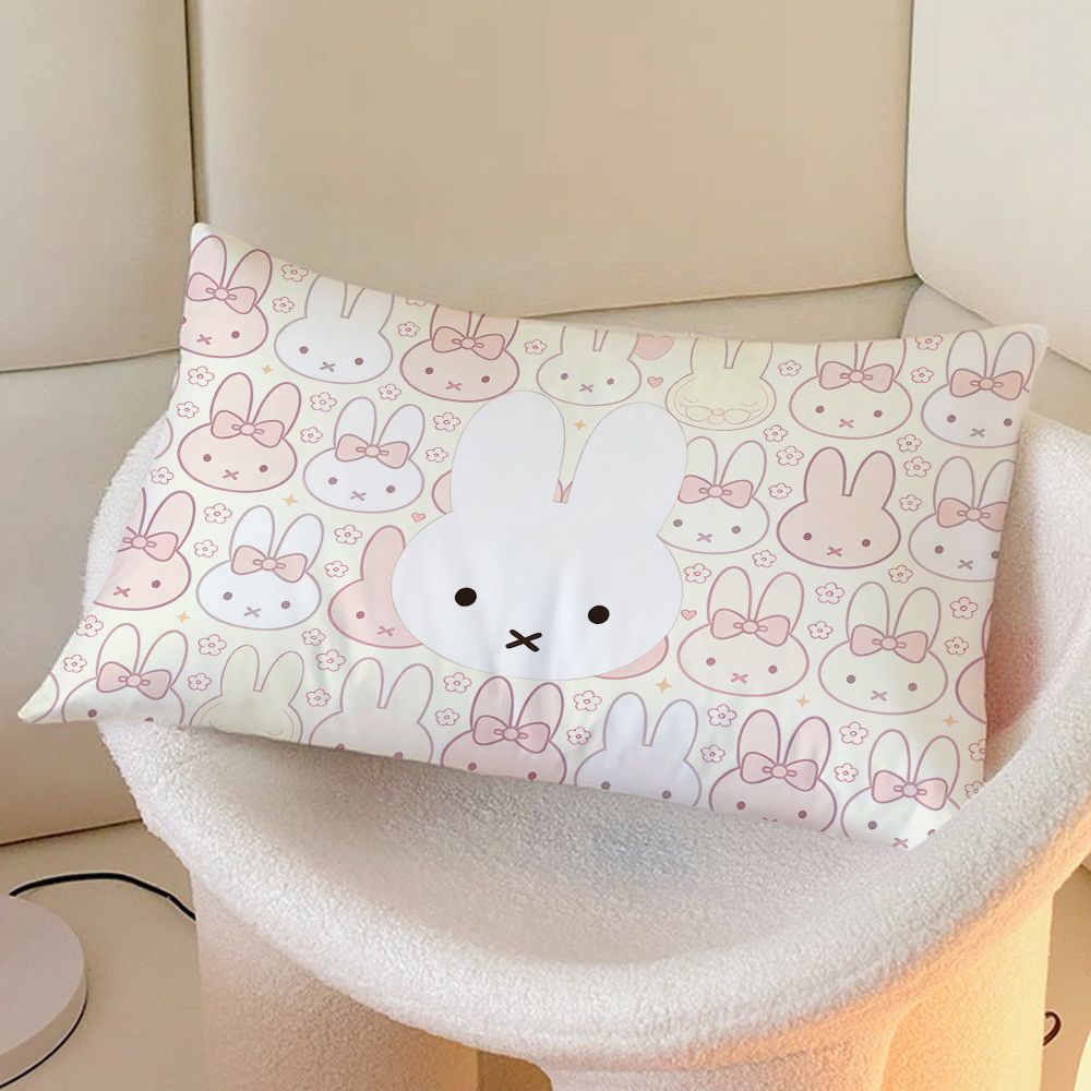 Cute Bunny-Themed Decorative Pillow