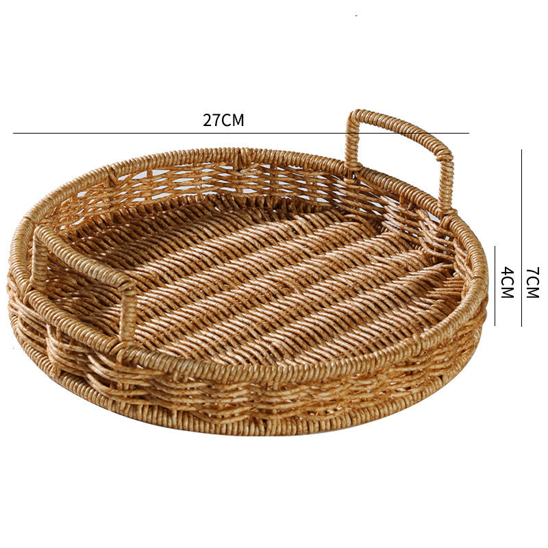Handcrafted Wicker Storage Basket Stornfield