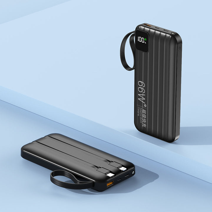 High-performance power bank with digital charge status indicators Stornfield