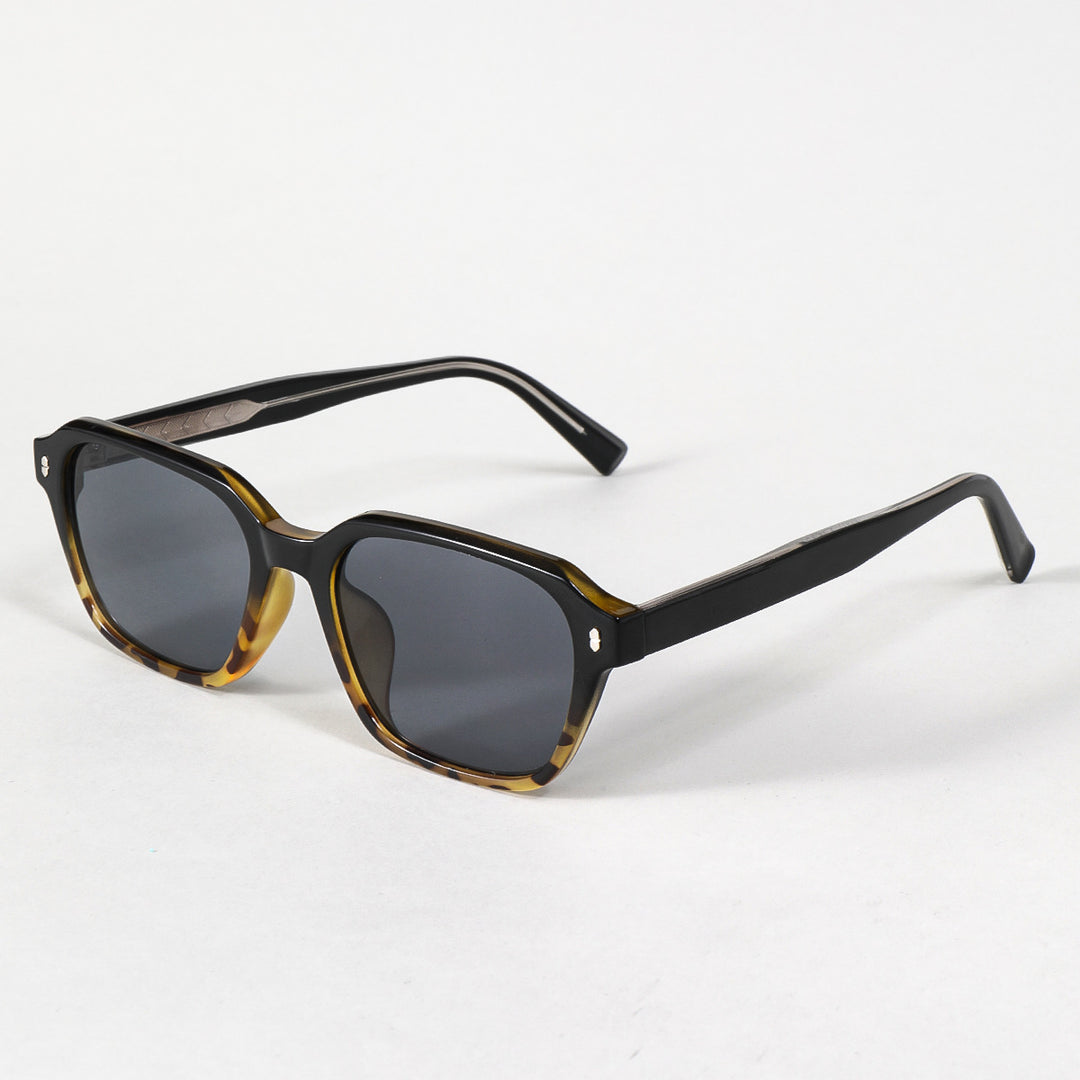 Women's rectangular sunglasses with trendy transparent frame Stornfield