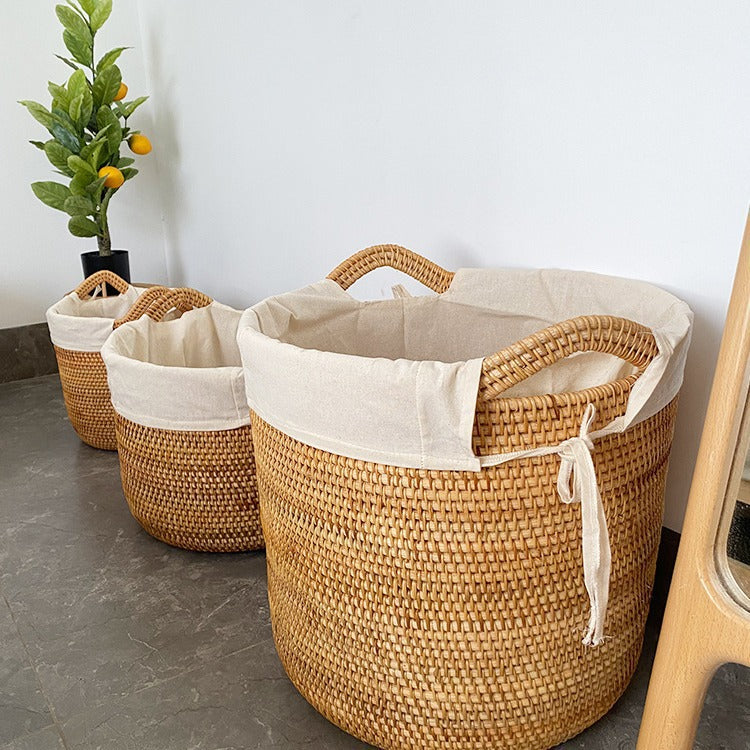 Women Elegant hand-woven basket with practical handles Stornfield