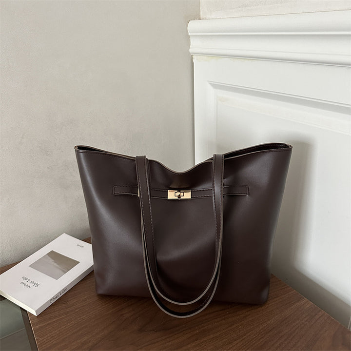 Minimalist Leather Tote Bag