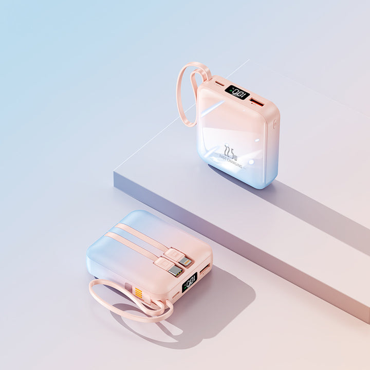 Fast charging power bank with integrated cable Stornfield