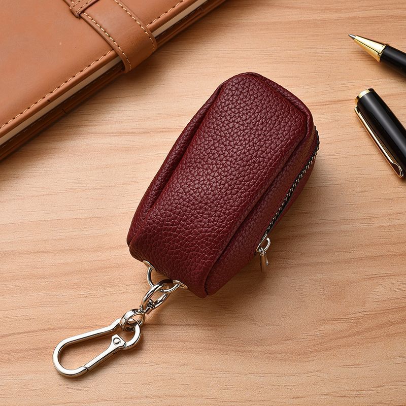 Compact Leather Keychain Pouch Stornfield
