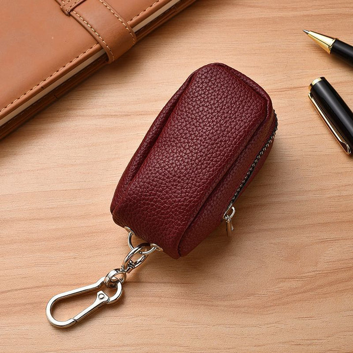 Compact Leather Keychain Pouch Stornfield