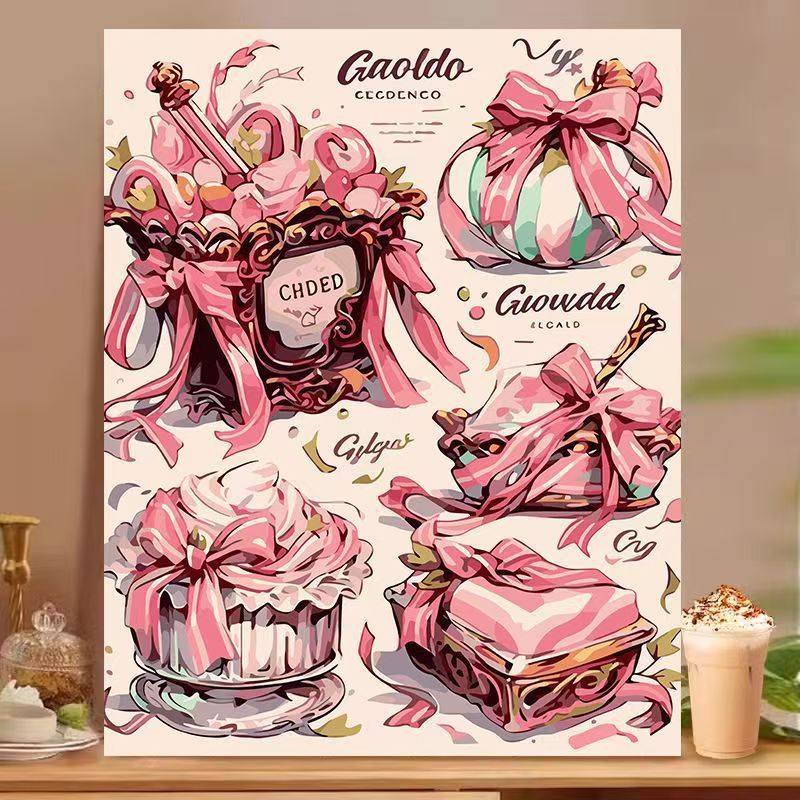 Dessert-Inspired Decorative Canvas Art Stornfield