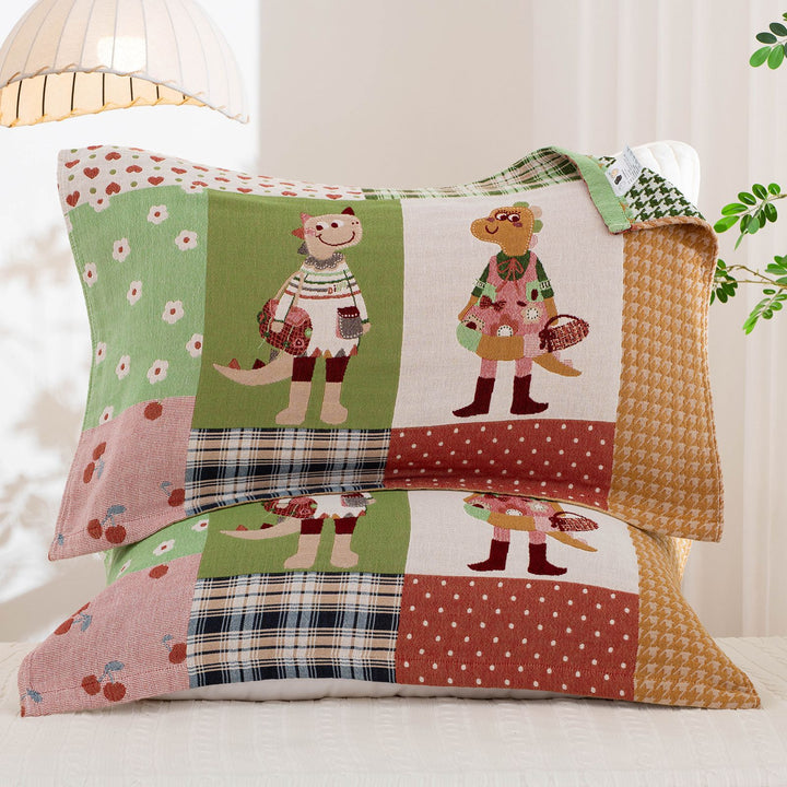 Women's pillowcase with cute dinosaur motif Stornfield