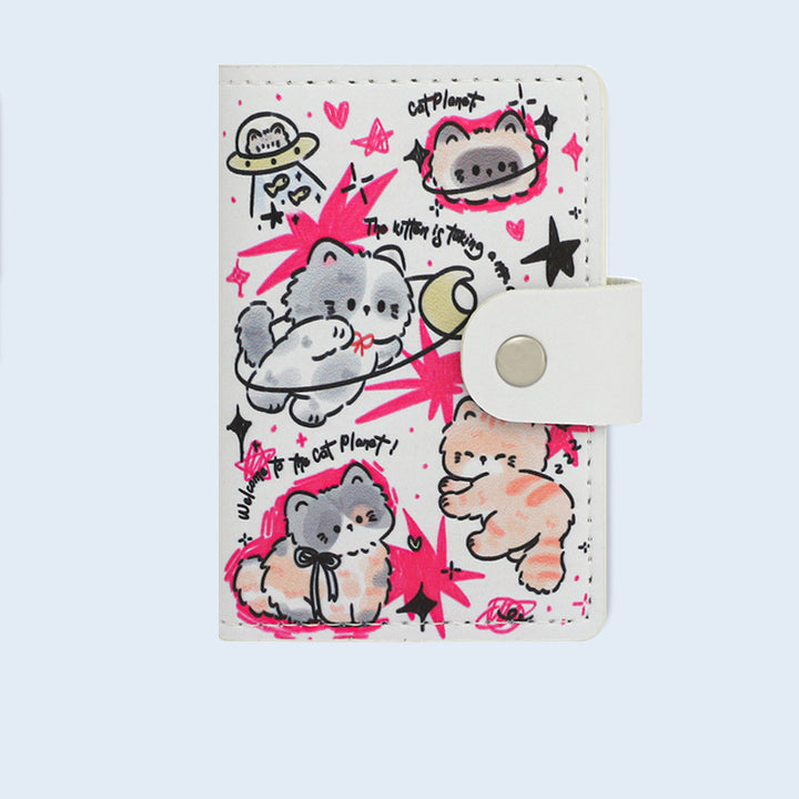 Cute Cartoon Cat-Themed Passport Holder Stornfield